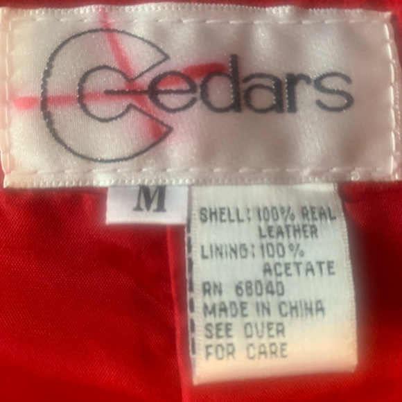 Vintage Cedars Neiman Marcus Red Suede Fringe Medium Wrap Skirt. 3040 - Picture 3 of 7